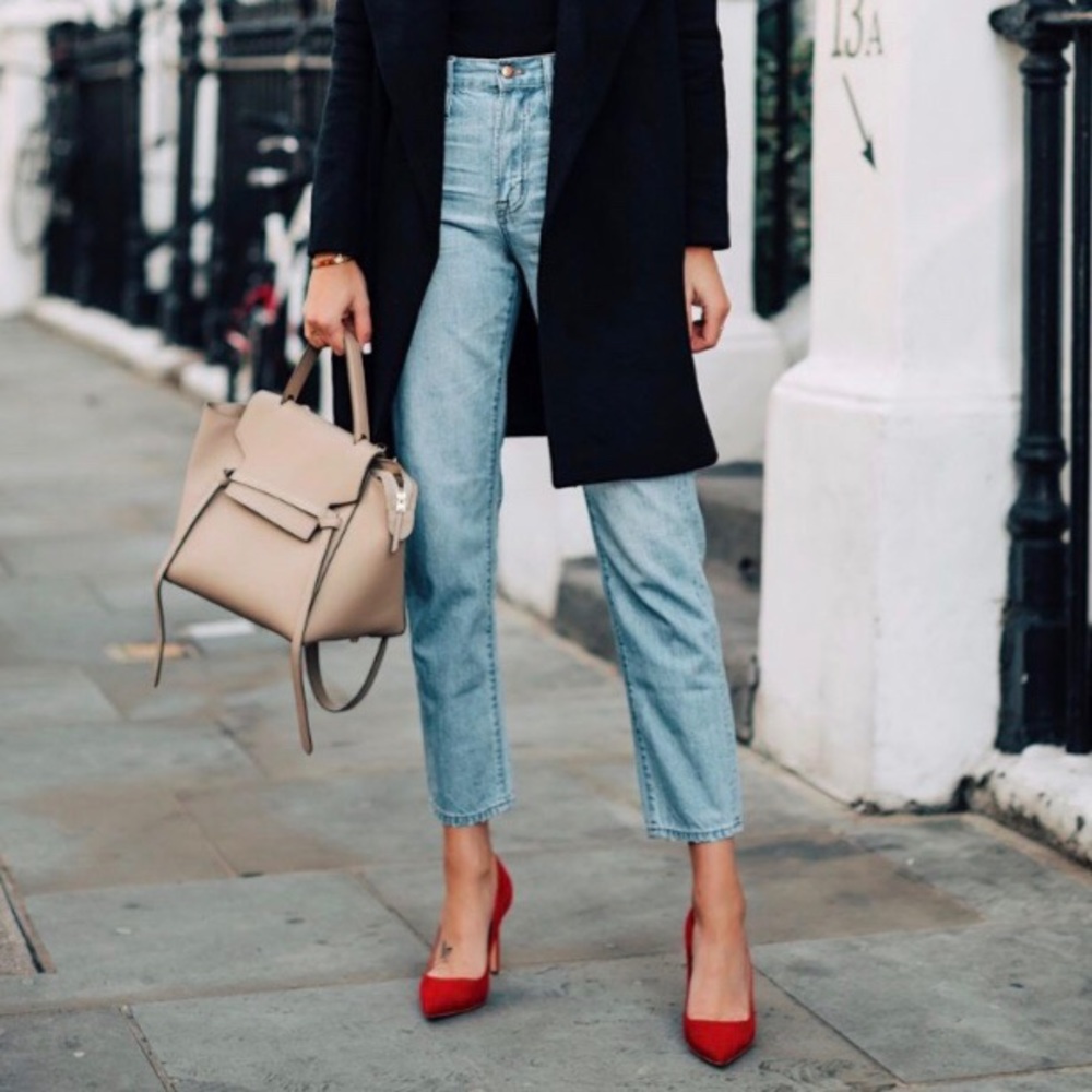 Red Patent Leather High Heels